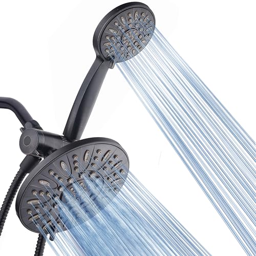 7-Inch High Pressure Rain & Handheld Shower Head Combo - Oil Rubbed Bronze, 2.5 GPM