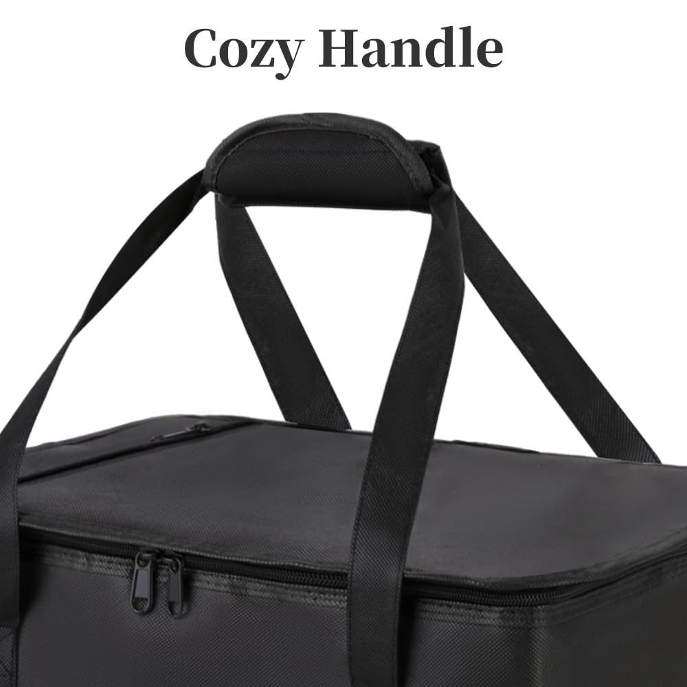 Bodaon Insulated Casserole Carrier Bag - Fits 9x13 & 11x15 Inch Dishes | Thermal Travel Tote for Hot & Cold Food