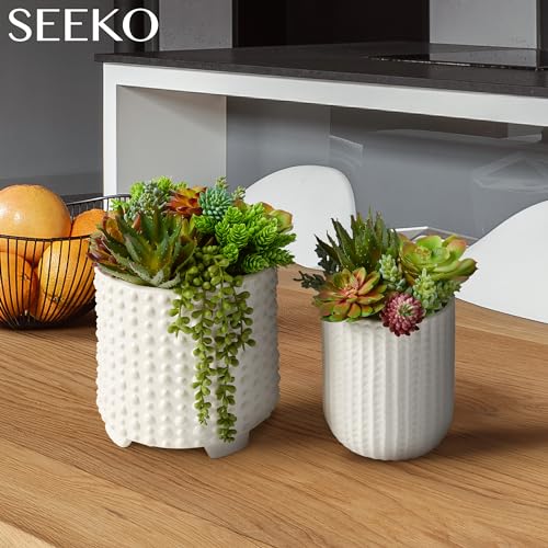 Artificial Succulents Plants Set 28 Pack - Realistic Fake Succulents for Home & Decor