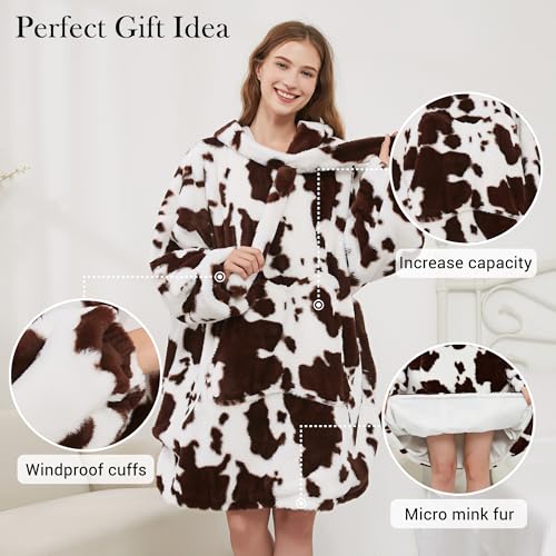 Viviland Blanket Hoodie Wearable Oversized Super Soft Warm, Gifts for