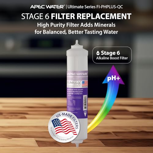 10-Inch PH Plus Calcium Carbonate Water Filter for pH Balance - Pack of 1