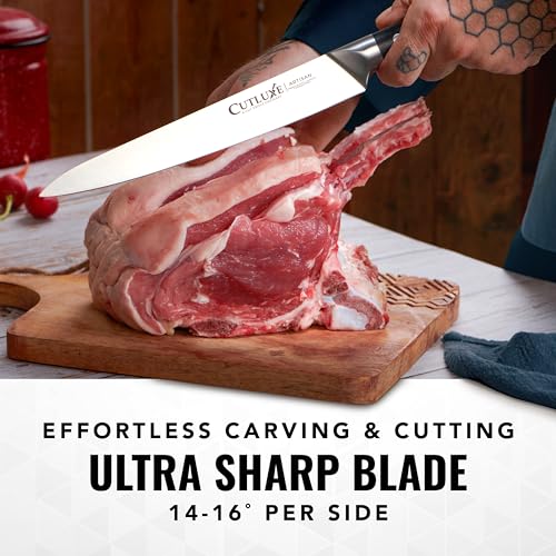 7-Piece Chef Knife Set with German Steel Razor Sharp Blades – Kitchen Cutlery