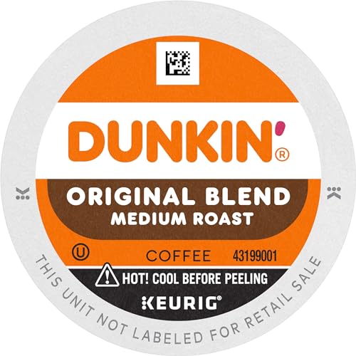 Dunkin' Best Sellers Coffee Variety Pack - Original, French Vanilla & Decaf K-Cup Pods, 60 Count
