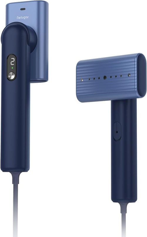 G9 Pro Handheld Steamer for Clothes - Lightweight & Compact Design, Dual Steam Modes, Global Voltage (Blue)