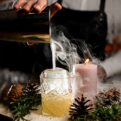 2 Inch Clear Ice Cube Tray for Large Crystal Whiskey & Cocktail Ice - Make 8 Slow-Melting Cubes