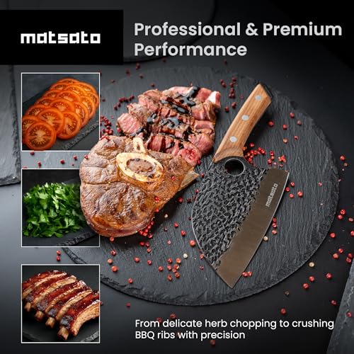 5.8 Inch Cleaver Knife - Japanese Steel Meat & Vegetable Chopping Knife