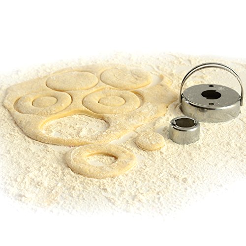 Norpro Stainless Steel Donut Cookie Cutter with Removable Center 2.75in