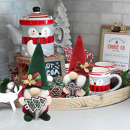 Christmas Gnome Plush Decorations - Swedish Nordic Handcrafted Holiday Figurines