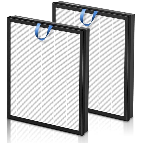 PETOX 2 Pack White Replacement Filter for LEVOIT Vital 200S & 200S-P Air Purifiers