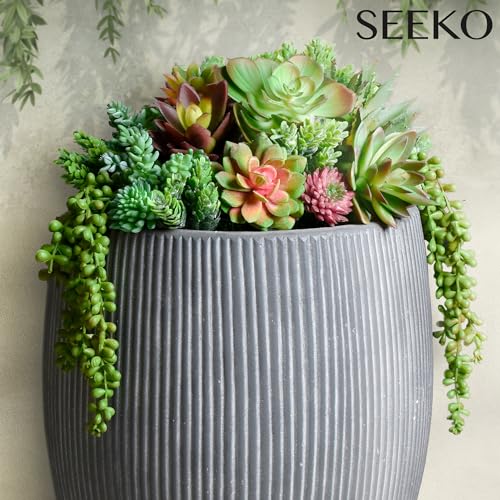 Artificial Succulents Plants Set 28 Pack - Realistic Fake Succulents for Home & Decor