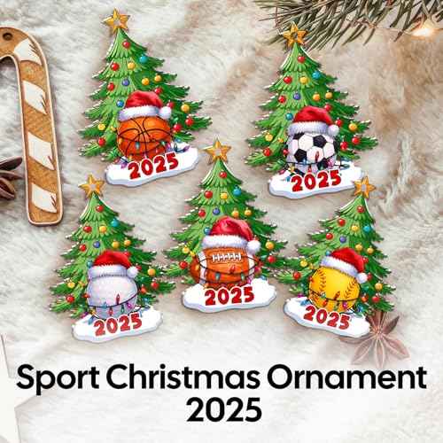 NewEleven Soccer Ornament 2025 - Soccer Gifts for Girls, Men, Women - Soccer Ornaments for Christmas Tree Gift from Friend, Family - Christmas Ornaments