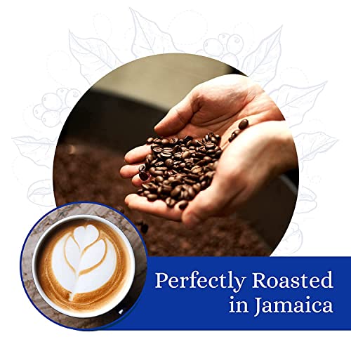 Jamaica Blue Mountain Coffee Beans - 16 oz, JACRA Certified, Medium Roast, Smooth & Low Acid