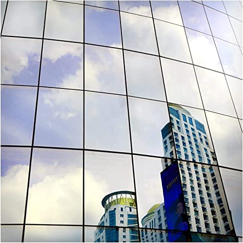 Buydecorativefilm S05 Window Film 36in x 24ft Very Dark Silver Privacy & Heat Control