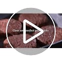 Gray Granite 11 Inch Nonstick Grill Pan with Lid - Square Indoor Outdoor Griddle