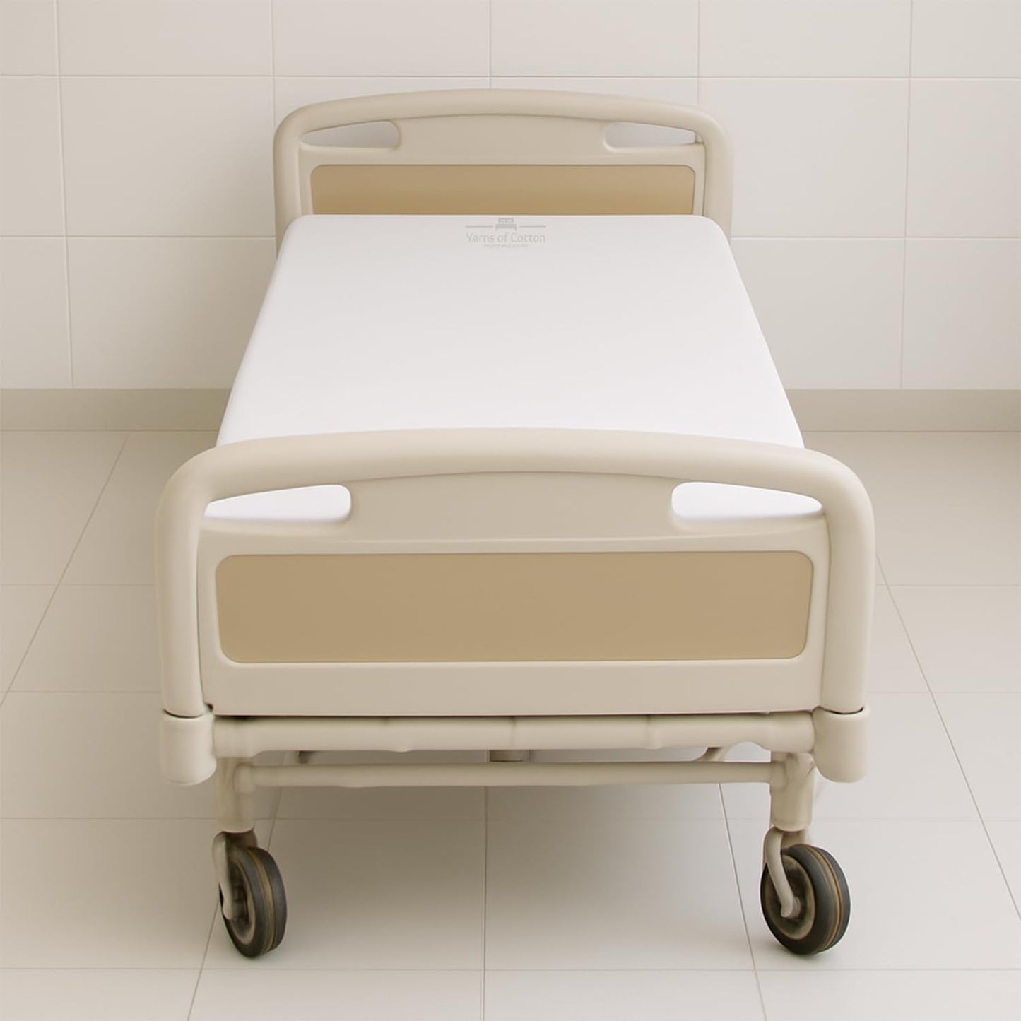 6 Pack Fitted Hospital Bed Sheets - Soft Microfiber Hospital Fitted Sheet - Hospital Bed Fitted Sheets (White, 36" x 80" x 8")