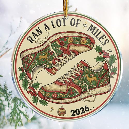 ROCI Funny Christmas Ornament - 3.6in Acrylic Gag Gift for White Elephant Stocking Stuffers