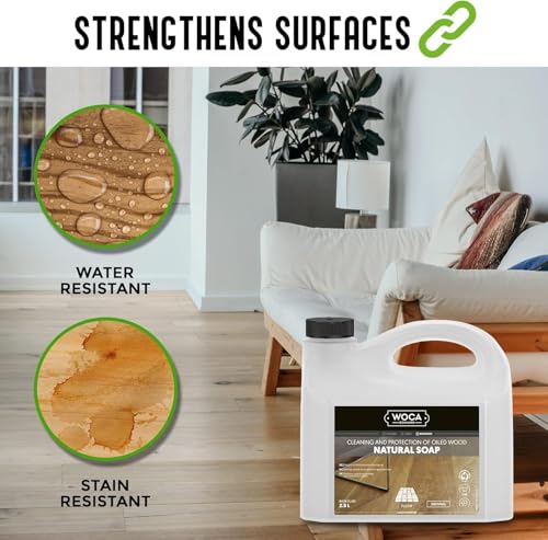 Natural Soap Cleaner for Oiled Hardwood Floors & Furniture - 2x1L