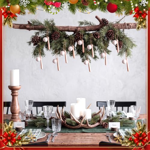 Soulchen 10 Pcs Baseball Christmas Ornaments Set - Baseball & Bat Decorations