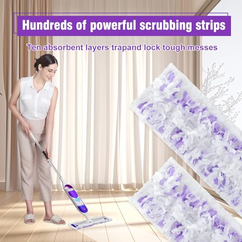 60 Pack Power Mop Refill Pads for Swiffer PowerMop Multi-Surface & Wood Mop - Compatible with DOCXCDO