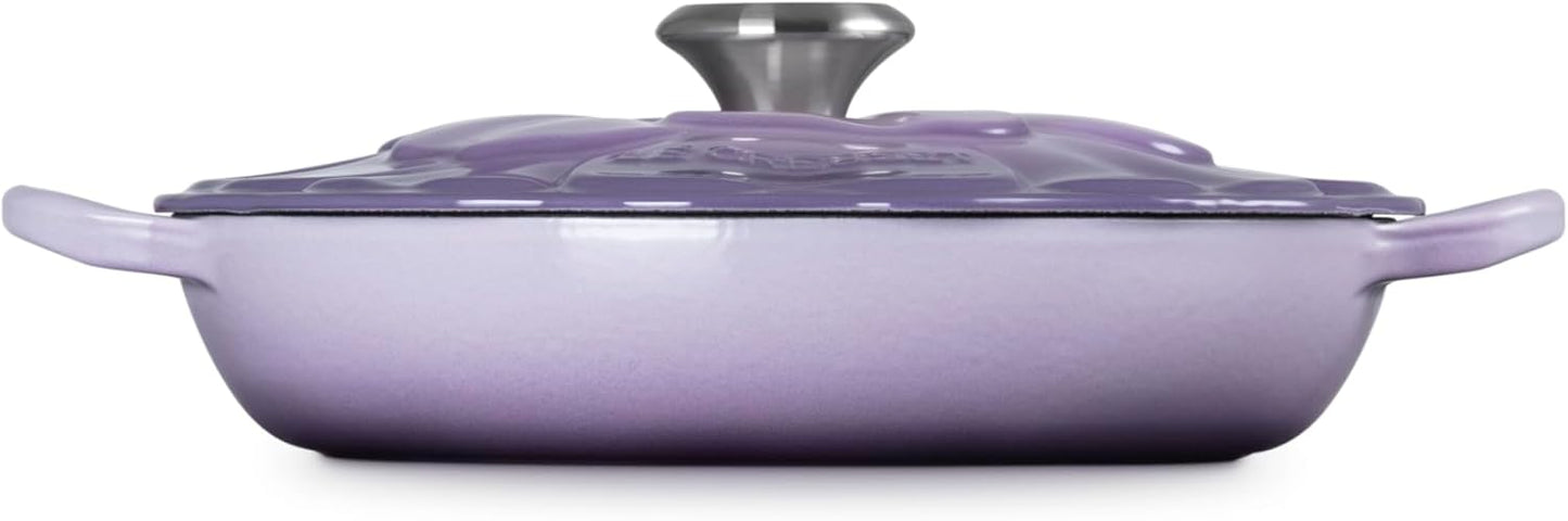 Le Creuset Enameled Cast Iron Braiser - 2.25 Qt. Provence with Stainless Steel Knob