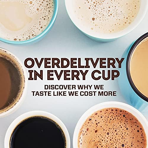 Unflavored Whole Bean Coffee - Medium Roast, 30 Ounce Pack of 4 - Well-Balanced & Fruity Flavor