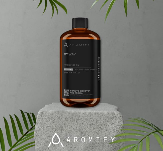 My Way Fragrance Diffuser Oil with Leather, Sandalwood & Oud Wood