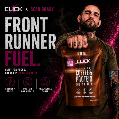 Protein Coffee Drink with Double Shot Espresso 15.8 oz - Hot or Cold - Variation of Mocha