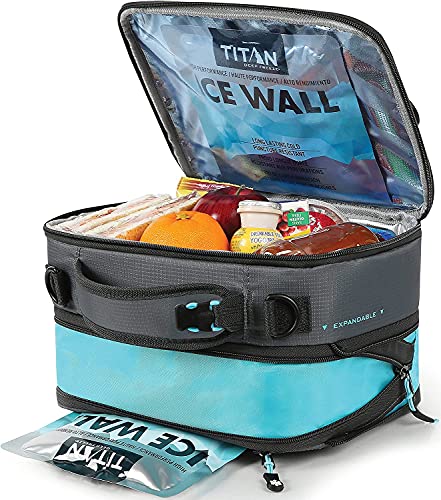 Insulated Lunch Bag with Leak Proof Container - Black - Arctic Zone Titan Deep Freeze
