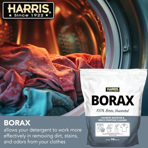 Harris Borax Powder Unscented 10lb Laundry & Multi-Purpose Cleaner - Pack of 1