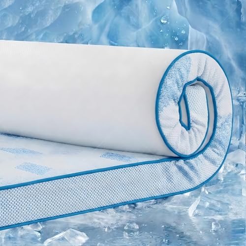 PERLECARE Twin Mattress Topper 3 Inch Medium Firm Gel Memory Foam