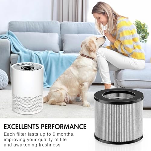4 Pack Air Filter Replacement for Bissell MyAir Purifiers 2780 Series - HEPA Filter