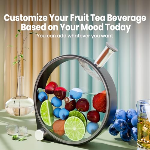 Stainless Steel Cocktail Infuser Bottle for Drinks & Teas - Fine Filter