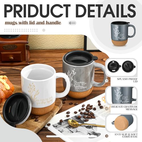 Geiserailie Appreciation 10-Piece Inspirational Coffee Mug Set for Women