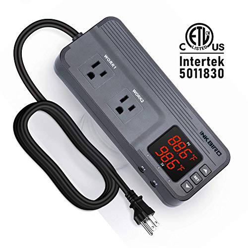 Temperature and Humidity Controller ITC-608T Dual Stage 120VAC Greenhouse Homebrew Variation of THIS listing