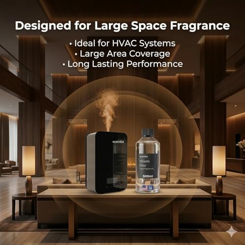 Scentia Miami One Diffuser Oil 16.9 Fl Oz | Hotel-Inspired Scent for HVAC & Commercial Use