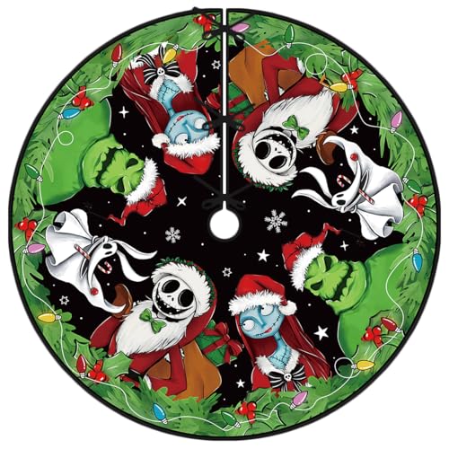 Christmas Tree Skirt 48 Inch New Year Xmas Decorations for Home