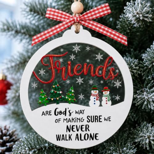 Friend Christmas Ornament Best Friend Faith Gift KINGDUHU Variation