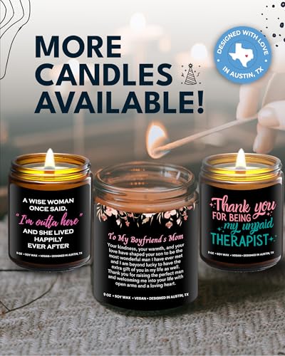 Boyfriend's Mom Candle - Thoughtful Gift for Her, Lavender & Sage Scent, Gift-Ready Home Fragrance by Rosa Vila