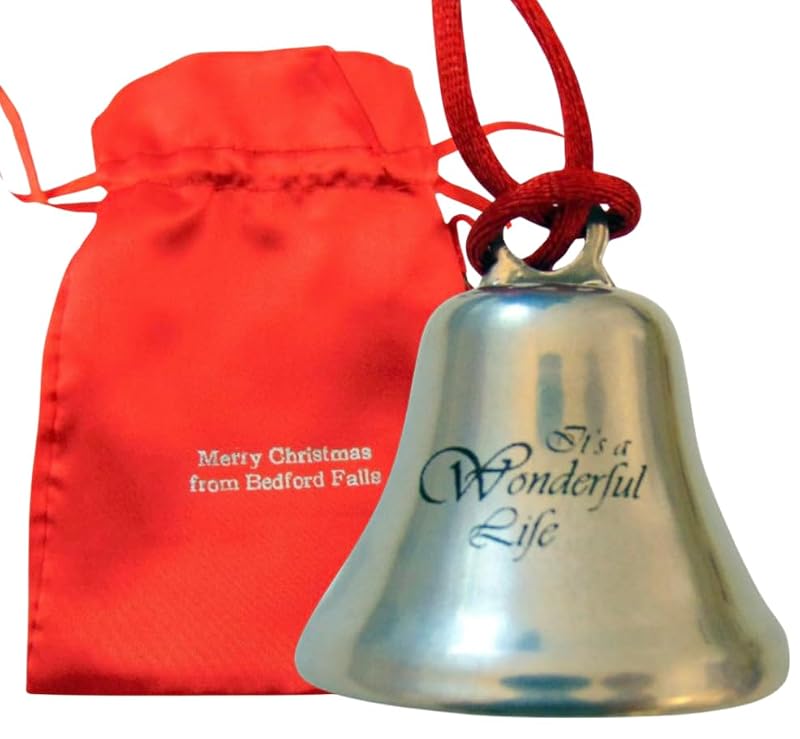 It's a Wonderful Life Bell Christmas Ornament USA Made Movie Memorabilia