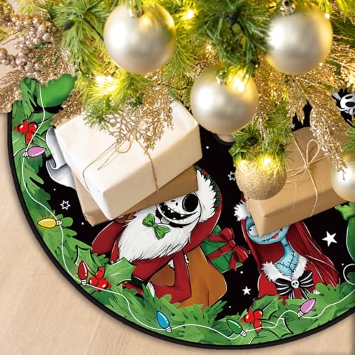 Christmas Tree Skirt 48 Inch New Year Xmas Decorations for Home