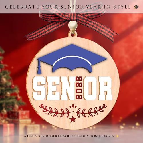 Senior 2026 Graduation Ornament - Class of 2026 Christmas Ornament, Gift for Son/Daughter