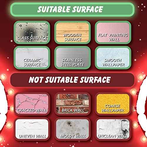 Christmas Acrylic Wall Decals Believe Quote Stickers 3D DIY Mirror Stickers Christmas Christ Wall Decor Acrylic Reindeer Snowflakes Window Clings Decal for Home Window(Silver)