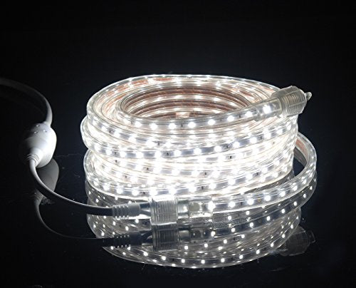 CBConcept Dimmable 164ft LED Rope Light 18000 Lumen 6000K Pure White Indoor Outdoor
