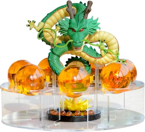 Dragon Sculpture & Crystal Ball Decor Set with LED Base - Perfect Gift & Home Ornament