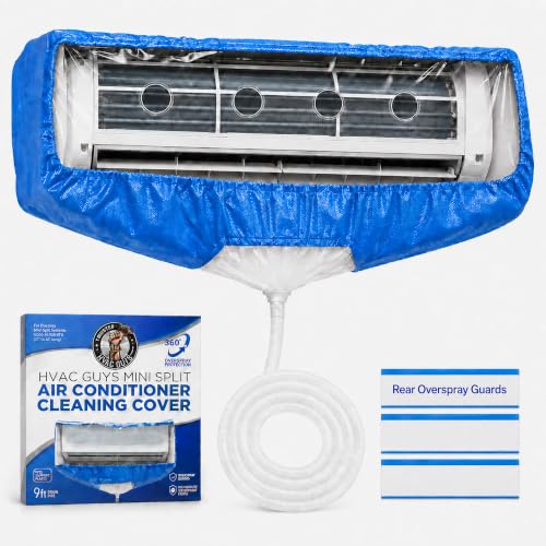 Leak Saver Small Mini Split Cleaning Kit for 27-35 Inch Units Waterproof Cover