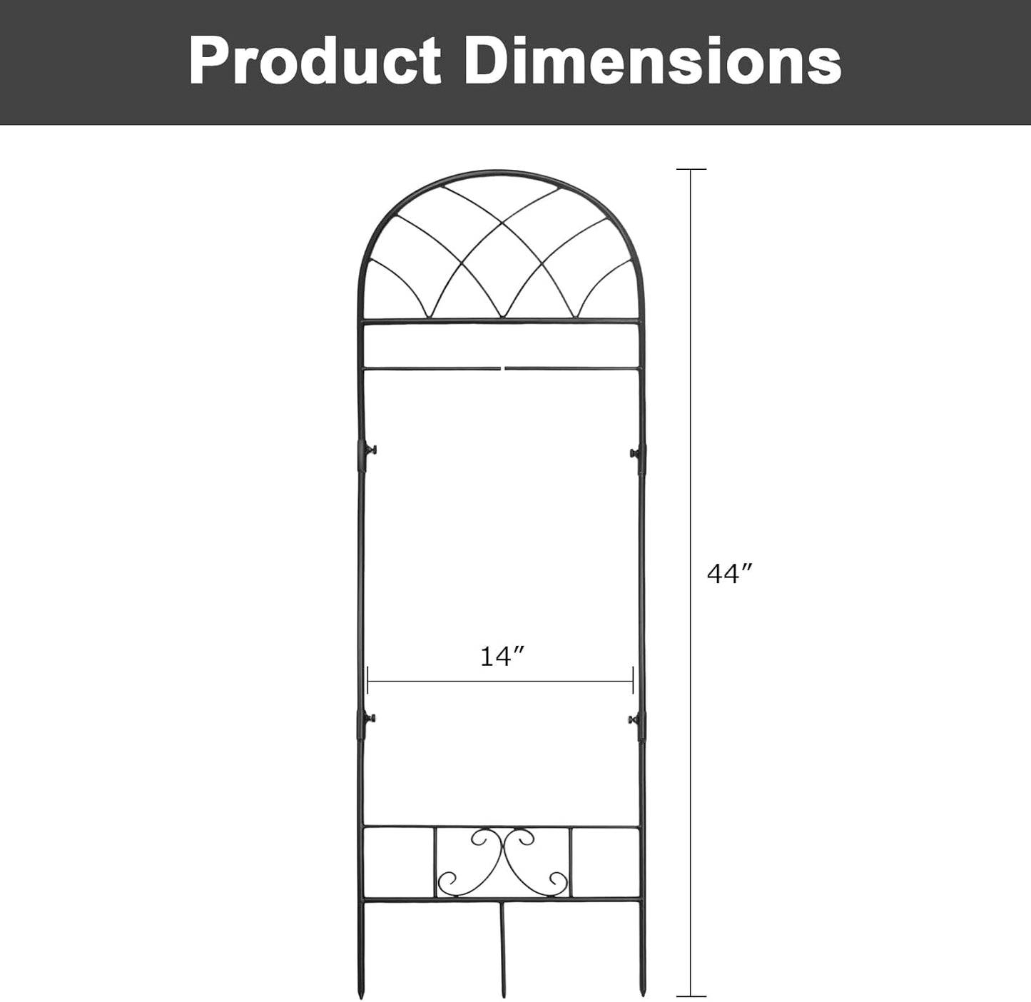 Metal Garden Flag Stand by [Brand Name] - Lattice Style Decorative Flag Pole Holder for 12x24 Inch Flags
