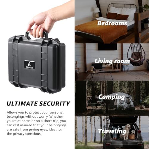 Large Airtight Smell Proof Storage Box with Lock - Medium