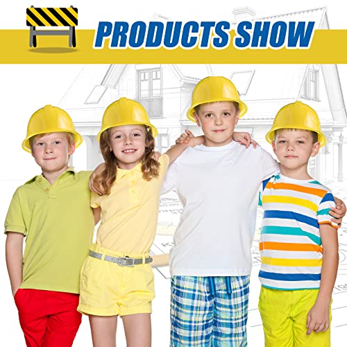 Haysandy 200 Pcs Yellow Kids Construction Party Hats Bulk - Child Safety & Decor