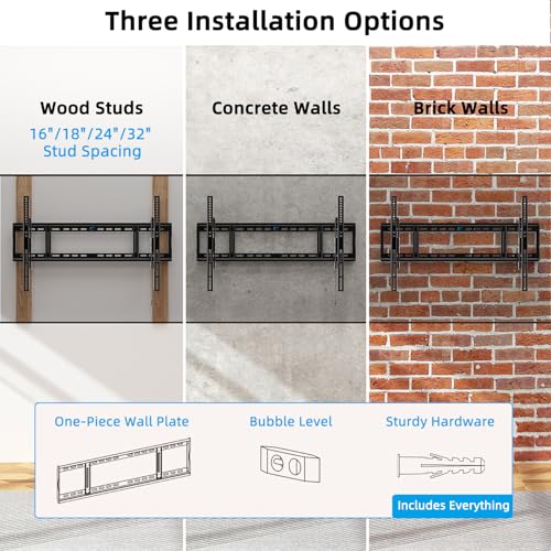 HOME VISION Heavy Duty Tilting TV Wall Mount 55-130 Inch VESA 900x600