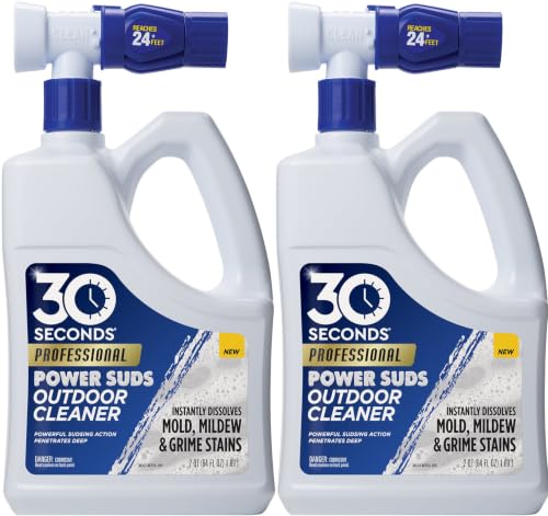 30 SECONDS Pro Power Suds Mold and Mildew Stain Remover | Scrub Free